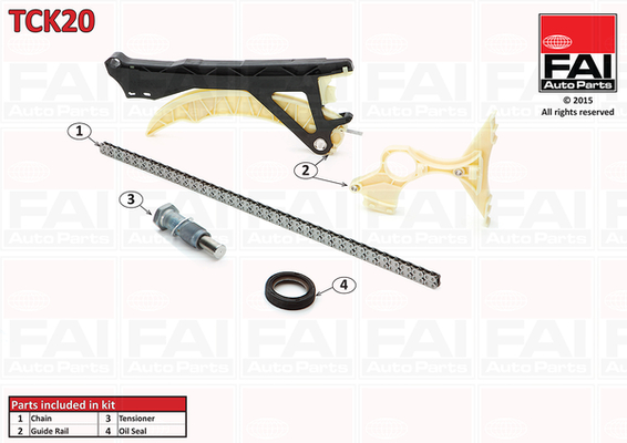 Kit catena distribuzione - TCK20 FAI AutoParts