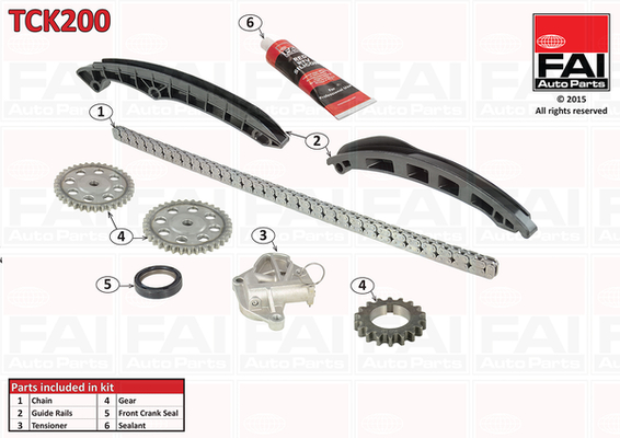 Kit catena distribuzione - TCK200 FAI AutoParts