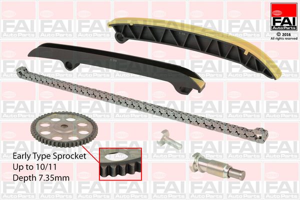 Kit catena distribuzione - TCK208NG FAI AutoParts