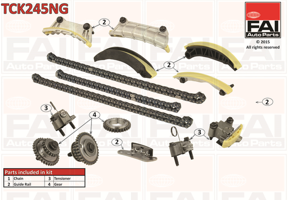 Timing Chain Kit - TCK245NG FAI AutoParts