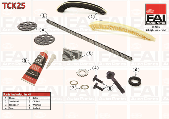Timing Chain Kit - TCK25 FAI AutoParts