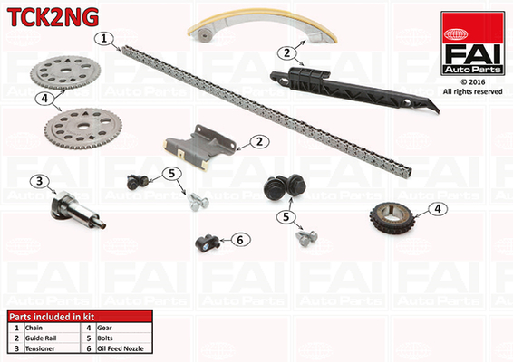 Timing Chain Kit - TCK2NG FAI AutoParts