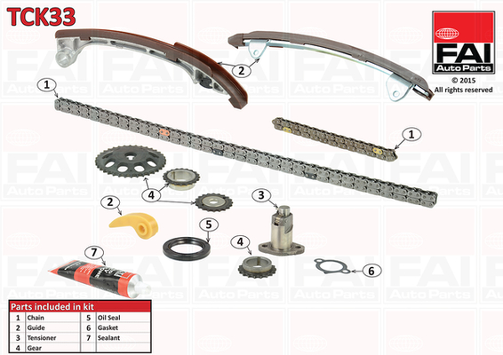 Kit catena distribuzione - TCK33 FAI AutoParts