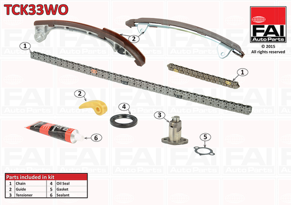 Kit catena distribuzione - TCK33WO FAI AutoParts