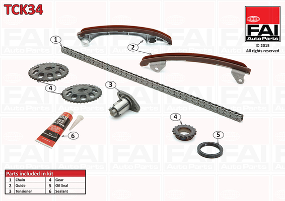 Timing Chain Kit - TCK34 FAI AutoParts