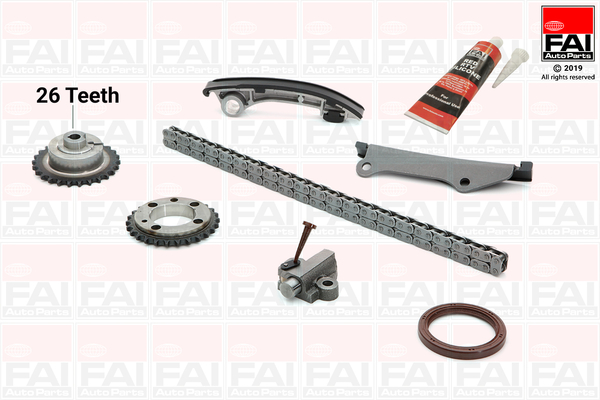pavaros grandinės komplektas - TCK43 FAI AutoParts