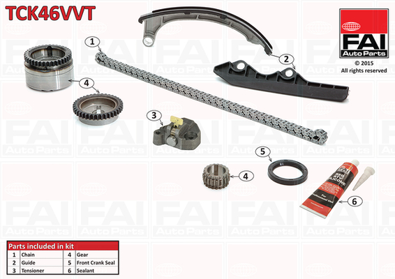 Timing Chain Kit - TCK46VVT FAI AutoParts