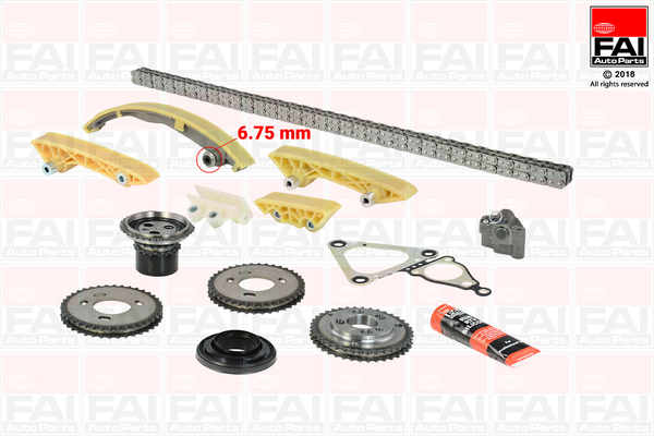 pavaros grandinės komplektas - TCK47 FAI AutoParts
