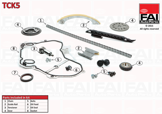 Timing Chain Kit - TCK5 FAI AutoParts