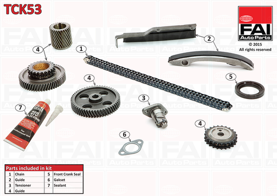Timing Chain Kit - TCK53 FAI AutoParts