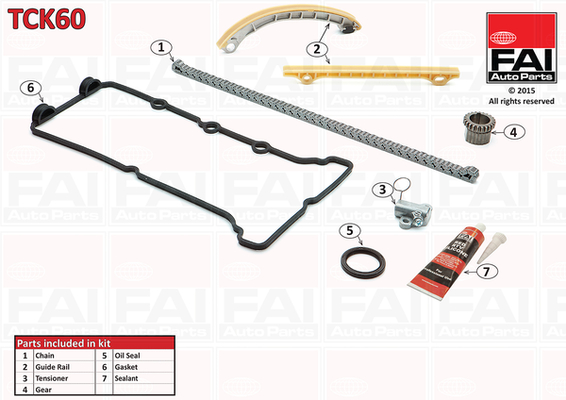 Timing Chain Kit - TCK60 FAI AutoParts