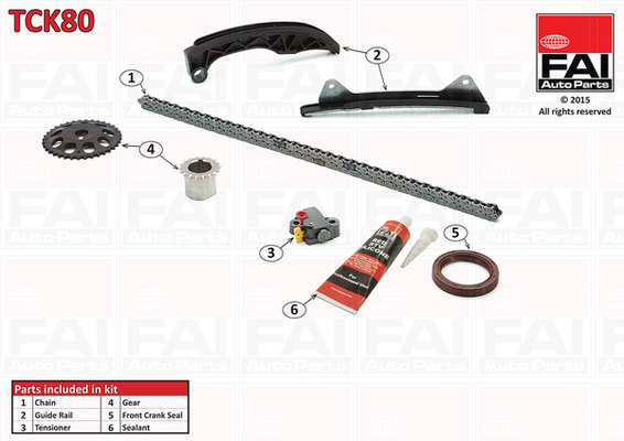 Timing Chain Kit - TCK80 FAI AutoParts
