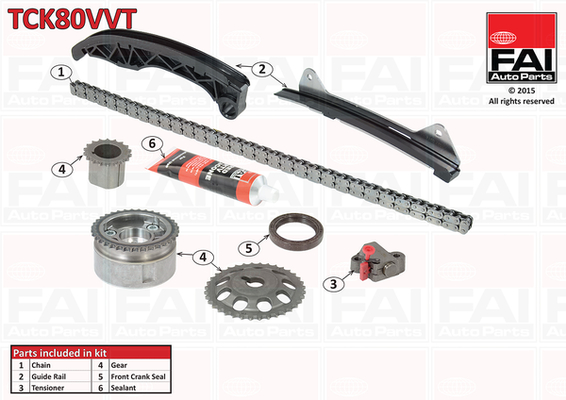 Timing Chain Kit - TCK80VVT FAI AutoParts