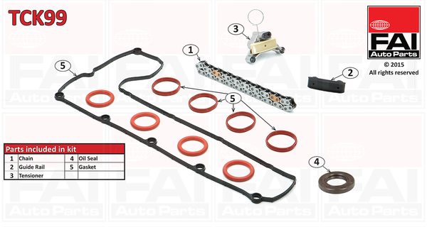 Kit catena distribuzione - TCK99 FAI AutoParts