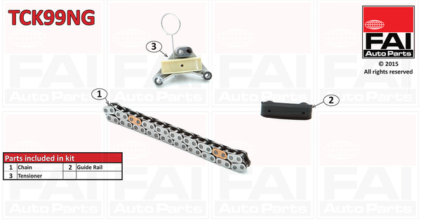 Kit catena distribuzione - TCK99NG FAI AutoParts