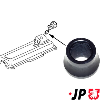 Seal, crankcase breather - 1112001300 JP GROUP