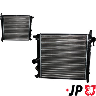 Radiator, engine cooling - 1114208200 JP GROUP