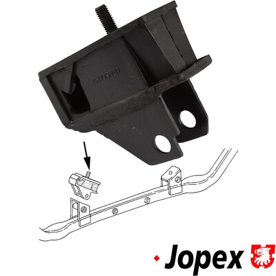 Engine Mounting - 1117901000 JP GROUP