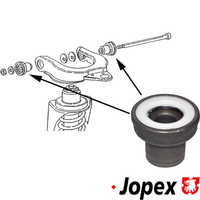 Control Arm-/Trailing Arm Bush - 1140201000 JP GROUP