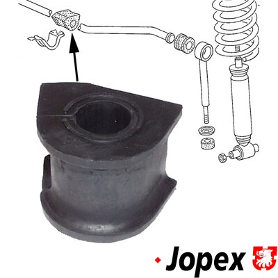 Bearing Bush, stabiliser - 1140600600 JP GROUP