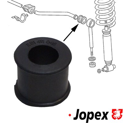 Bearing Bush, stabiliser - 1140603300 JP GROUP