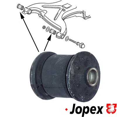 Control Arm-/Trailing Arm Bush - 1150301000 JP GROUP