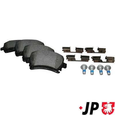 Brake Pad Set, disc brake - 1163705410 JP GROUP