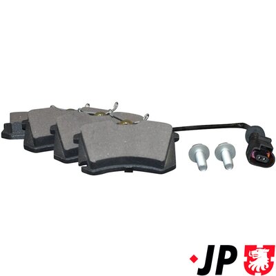 Kit pastiglie freno, Freno a disco - 1163705910 JP GROUP
