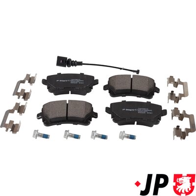 Brake Pad Set, disc brake - 1163706210 JP GROUP