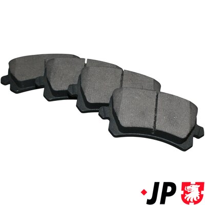 Brake Pad Set, disc brake - 1163706610 JP GROUP