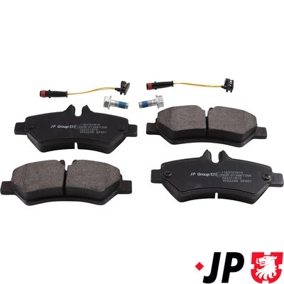 Brake Pad Set, disc brake - 1163707610 JP GROUP