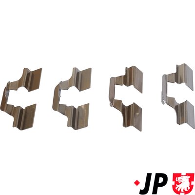 Accessory Kit, disc brake pad - 1163750510 JP GROUP