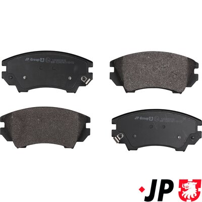 Brake Pad Set, disc brake - 1263602410 JP GROUP