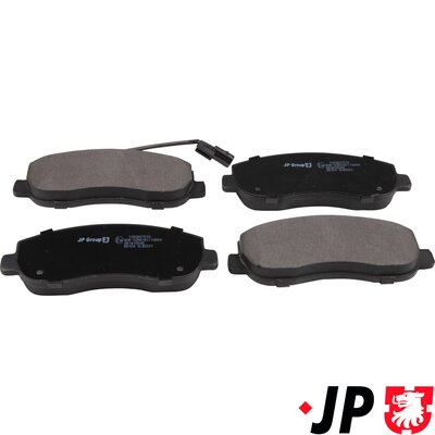 Brake Pad Set, disc brake - 1263607510 JP GROUP