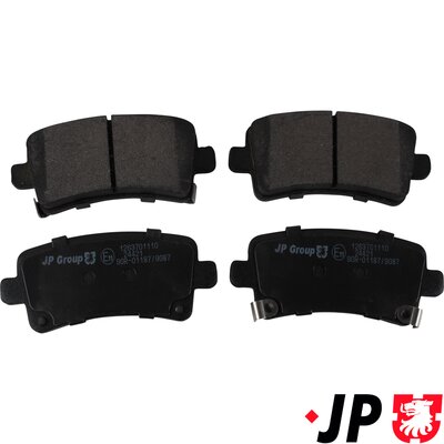 Brake Pad Set, disc brake - 1263701110 JP GROUP