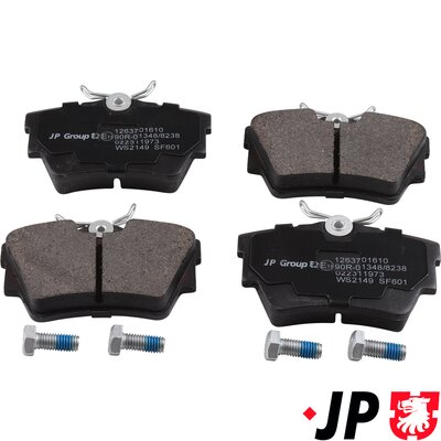 Brake Pad Set, disc brake - 1263701610 JP GROUP