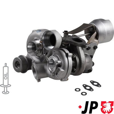 Turbocompressore, Sovralimentazione - 1317400800 JP GROUP