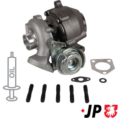Turbocompressore, Sovralimentazione - 1417400300 JP GROUP