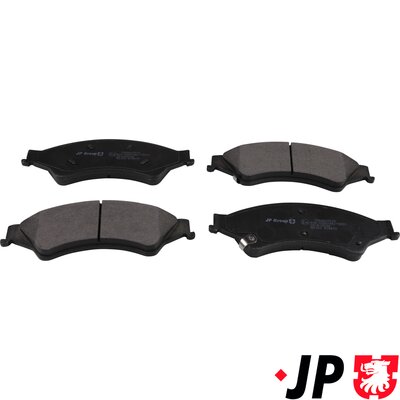 Brake Pad Set, disc brake - 1563607610 JP GROUP