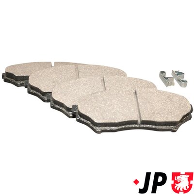 Комплект тормозных колодок, дисковый тормоз - 3963600210 JP GROUP