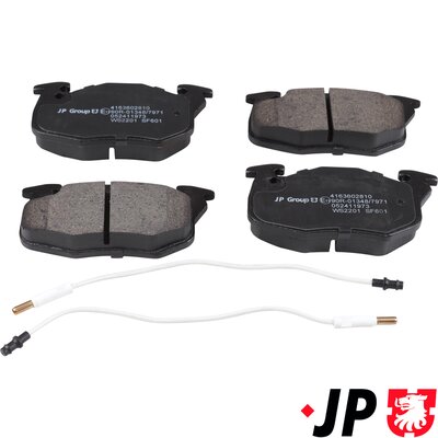 Brake Pad Set, disc brake - 4163602810 JP GROUP