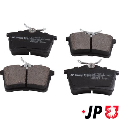 Brake Pad Set, disc brake - 4163700910 JP GROUP