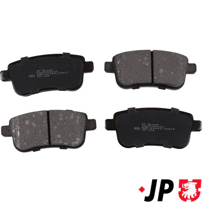 Brake Pad Set, disc brake - 4363700210 JP GROUP