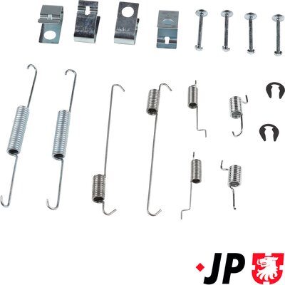Kit accessori, Ganasce freno - 4763952310 JP GROUP