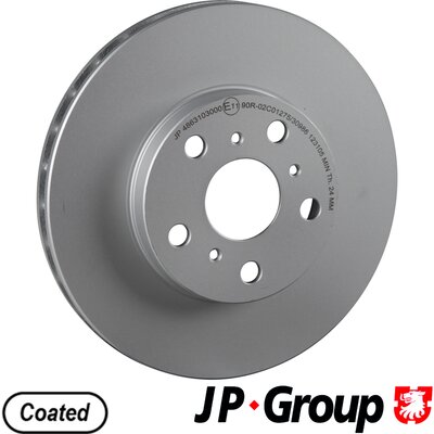 stabdžių diskas - 4863103000 JP GROUP