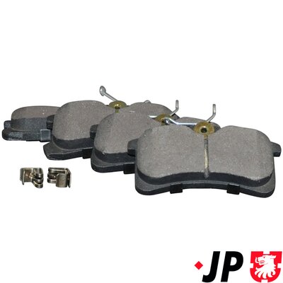 Brake Pad Set, disc brake - 4863701510 JP GROUP