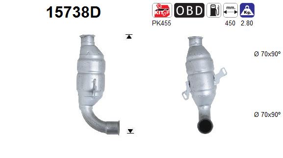 Catalizzatore - 15738D AS
