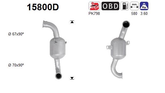 Catalizzatore - 15800D AS