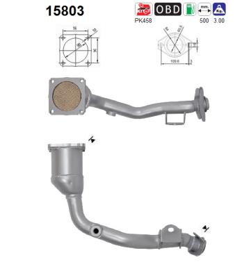 Catalytic Converter - 15803 AS