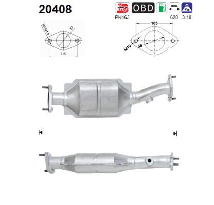 Catalytic Converter - 20408 AS